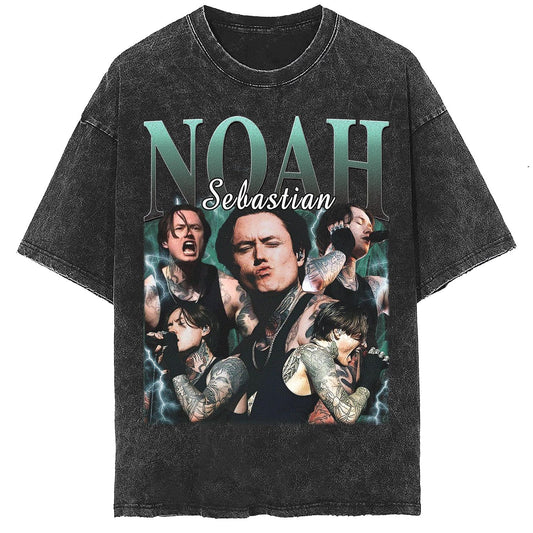 Noah Sebastian Vintage Graphic Unisex T-Shirt Retro 90'S Tee