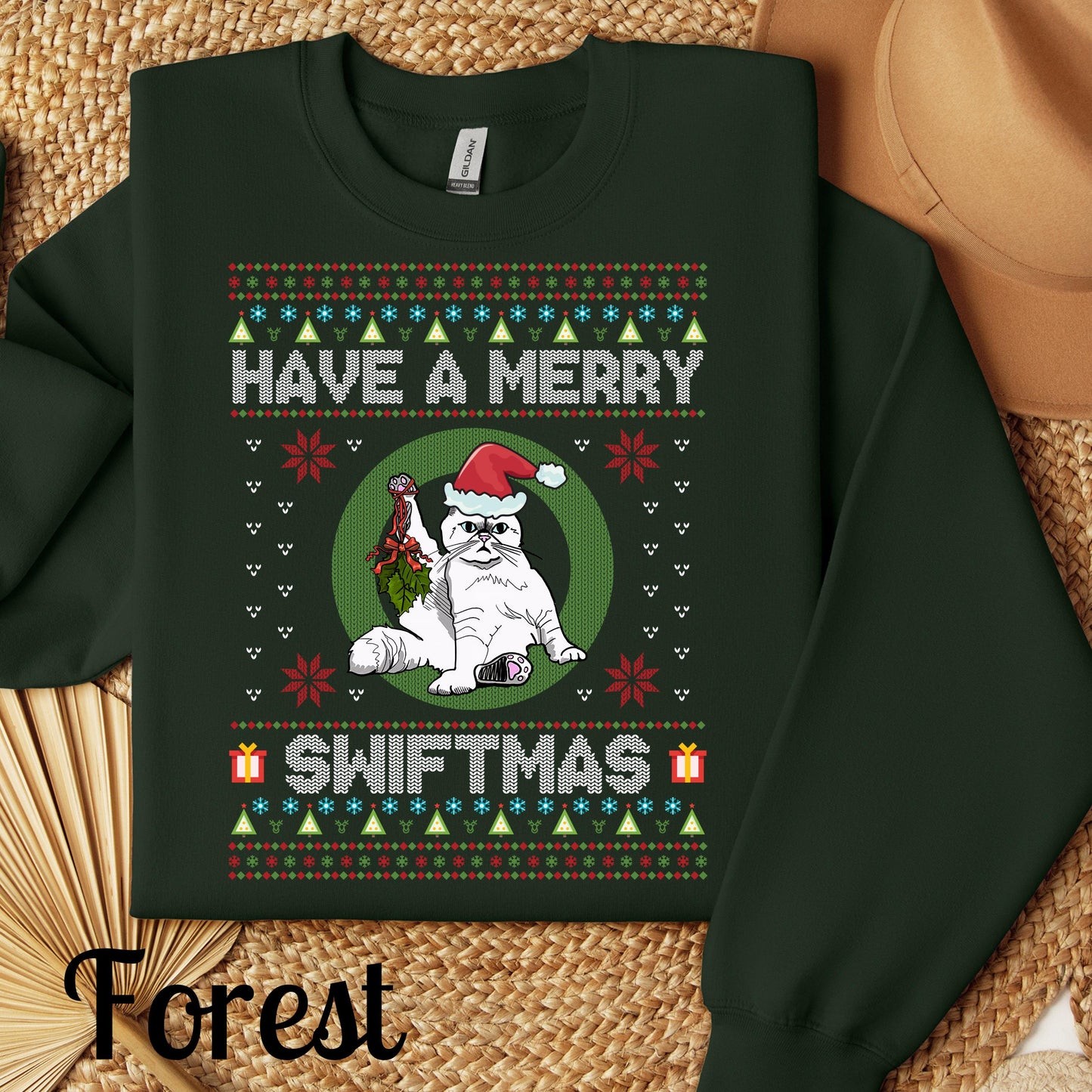 Merry Swiftmas Cozy Christmas Sweatshirt For Adults