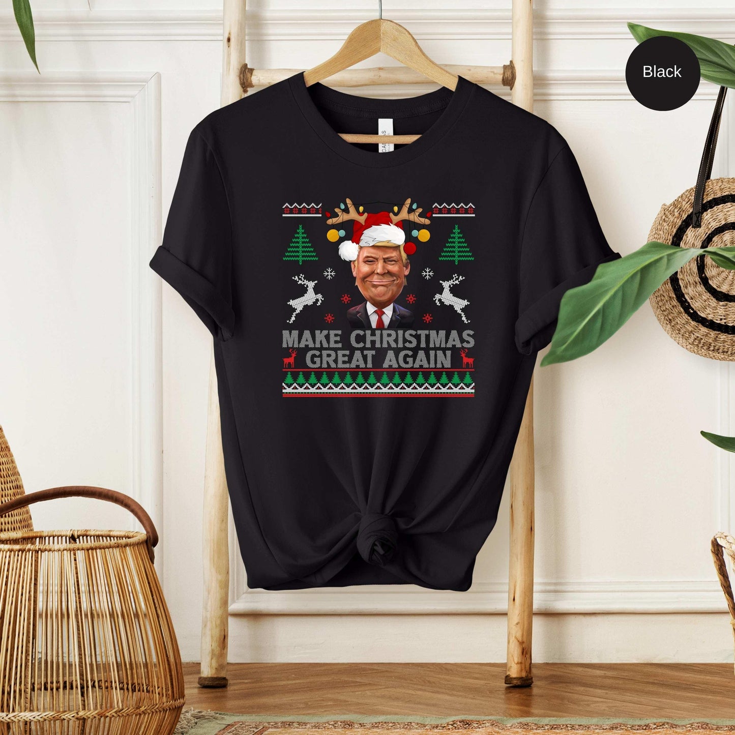 Make Christmas Great Again T-Shirt - Trump Xmas Tee