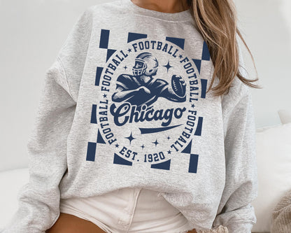 Chicago Bears Football Crewneck Sweatshirt, Vintage Fan T-Shirt Gift