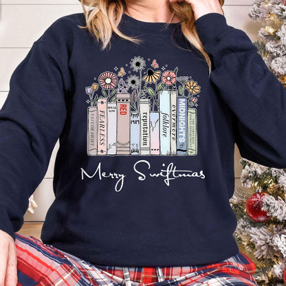 Merry Swiftmas Sweatshirt - Swiftie Fan Christmas Gift