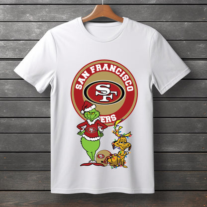 San Francisco 49ers Grinch Christmas Shirt