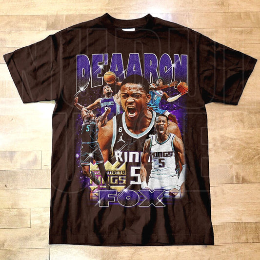 De'Aaron Fox Classic Vintage Bootleg T-Shirt Nba All Star