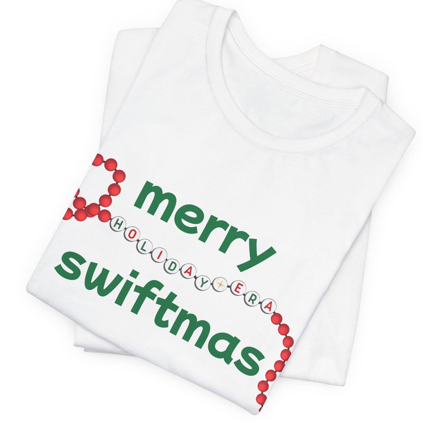 Taylor Swift Friendship Bracelet Christmas Tee For Swifties