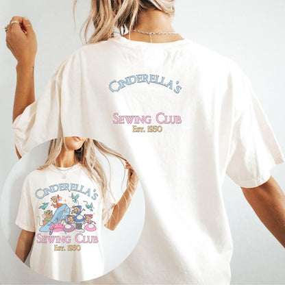 Comfort Color Cinderella & Co Sewing Club 1950 Disney Shirt