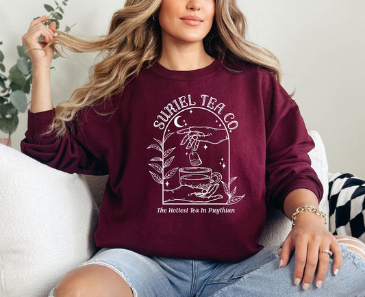 Suriel Tea Co Sweatshirt, Acotar Crewneck Reader Gift