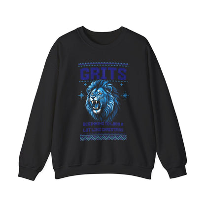 Detroit Football Ugly Christmas Sweater Unisex Crewneck Gift