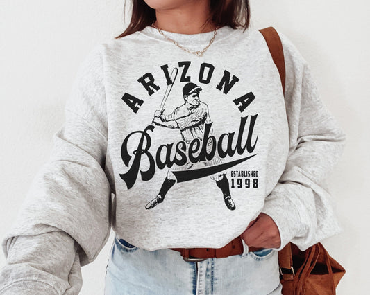 Arizona Diamondbacks Est 1998 Vintage Retro Baseball Crewneck Sweatshirt