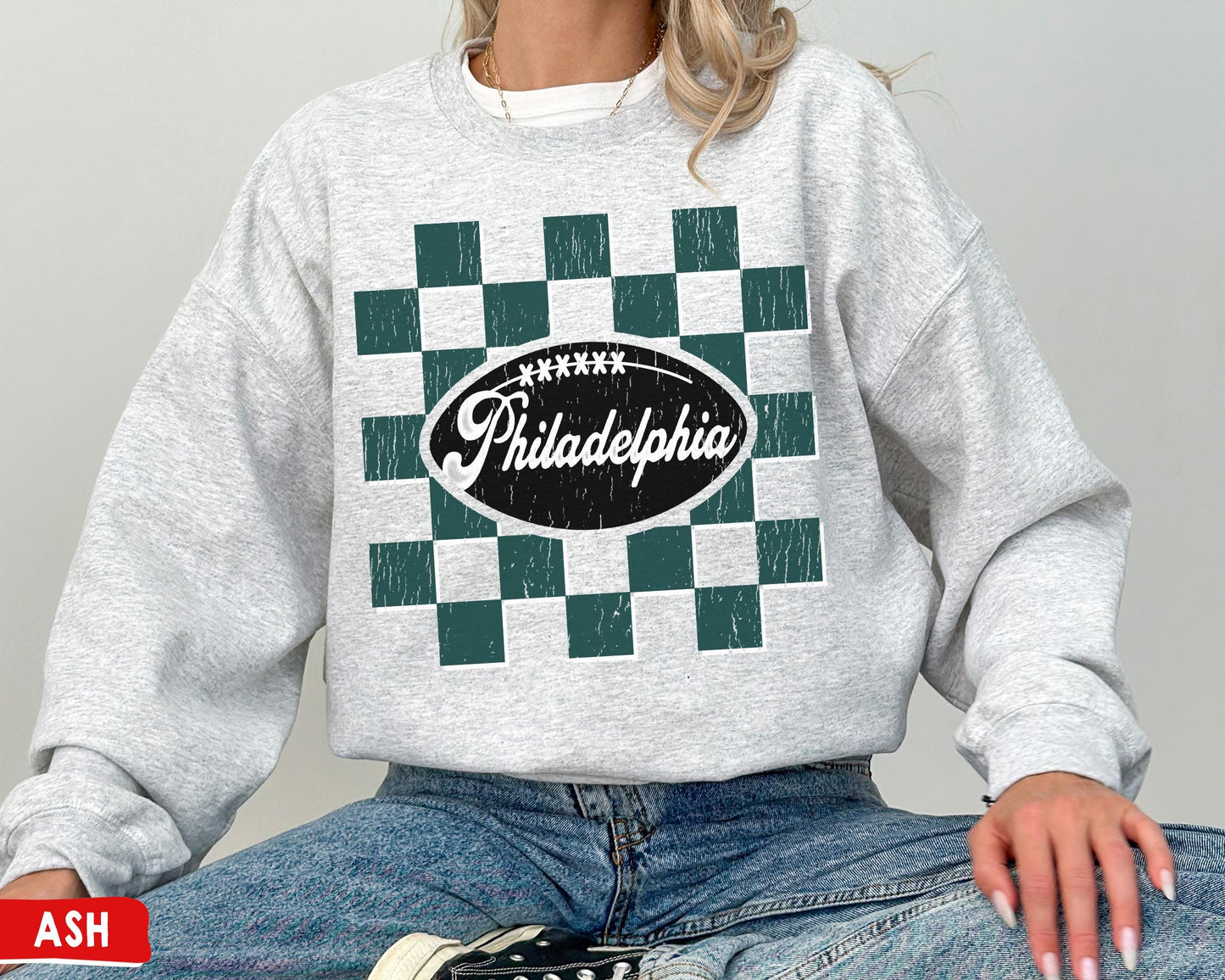 Eagle Retro Philadelphia Football Crewneck Sweatshirt For Fans Gift