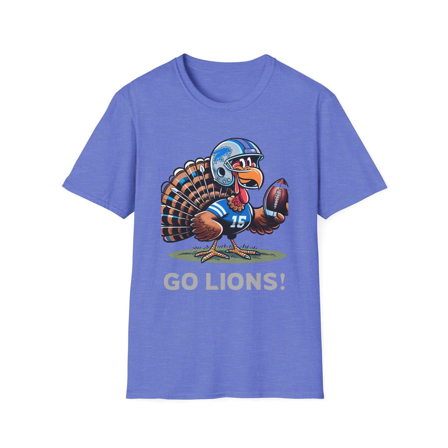 Detroit Lions Thanksgiving Turkey Tee - Football Fan Gift