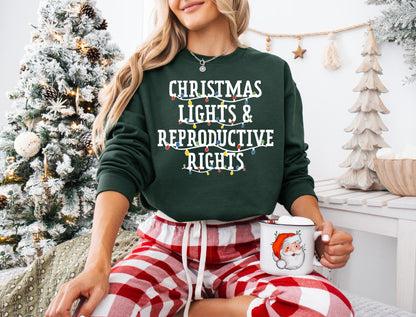 Feminist Christmas Sweatshirt - Reproductive Rights Tee