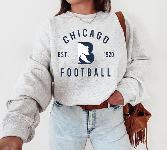 Chicago Bears Football Crewneck Sweatshirt, Chicago Fan T-Shirt Gift