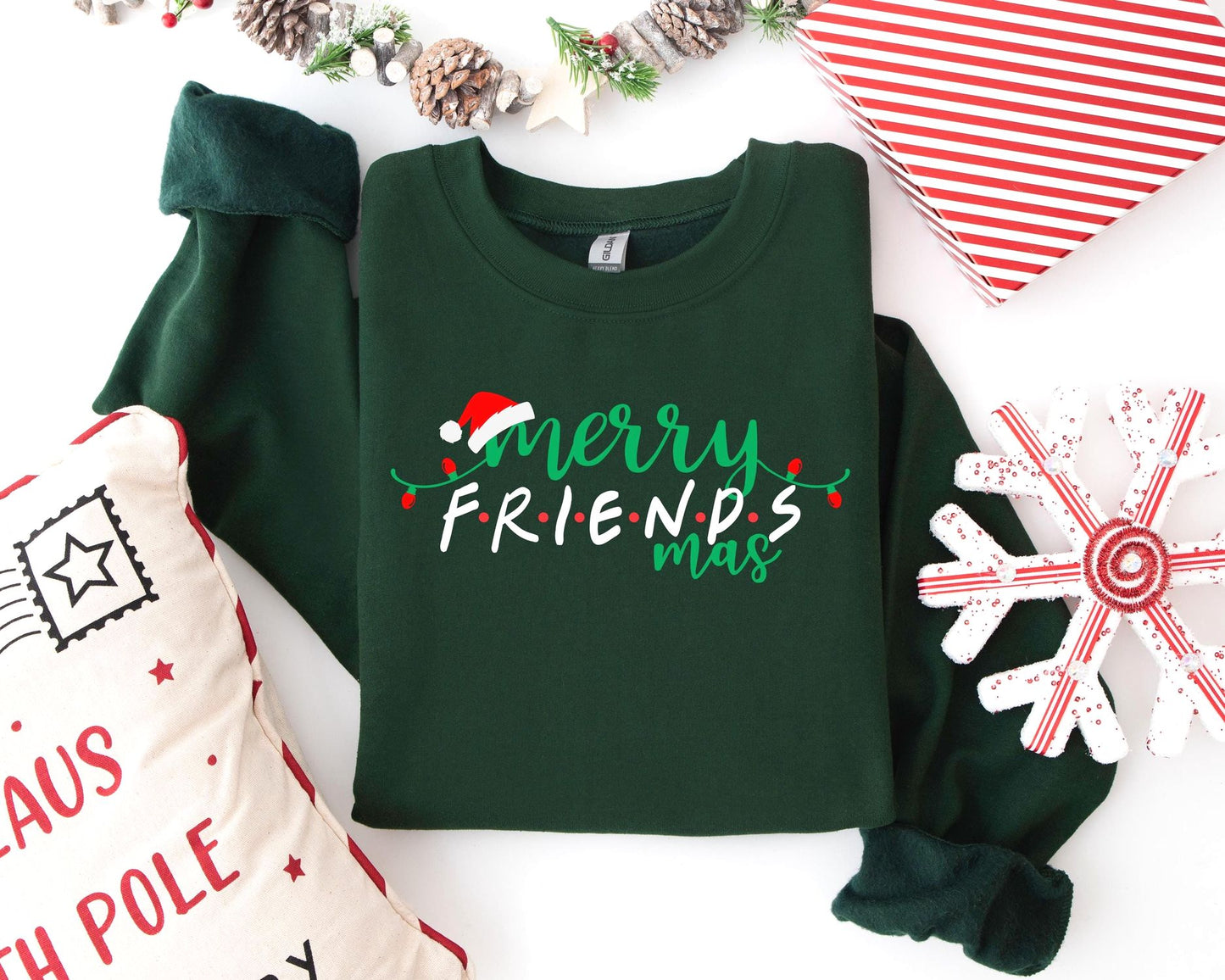 Merry Friends Christmas Sweatshirt Gift For Friends