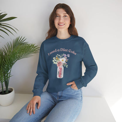 Diet Coke Lover Sweatshirt - Funny Caffeine Addict Gift