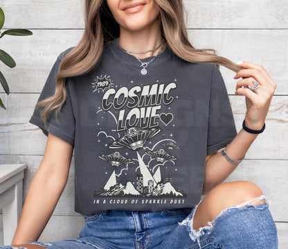 Down Bad Swiftie Shirt - Tortured Poets Cosmic Love Tee