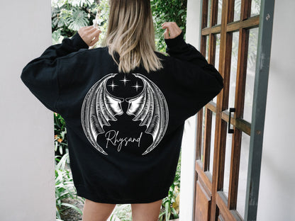 Rhysand Acotar Velaris Back Design Sweatshirt Tshirt