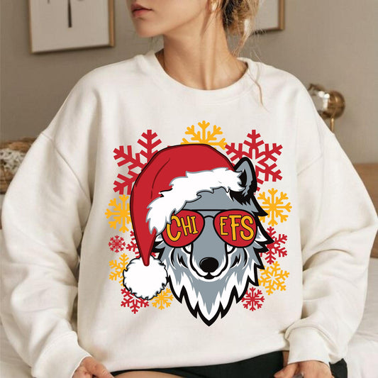 Kansas City Chiefs Christmas Sweatshirt, Game Day Shirt