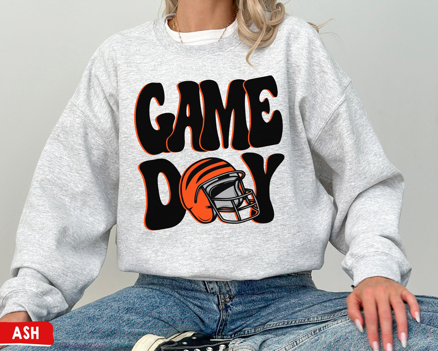 Cincinnati Bengals Football Game Day Crewneck Sweatshirt For Fans