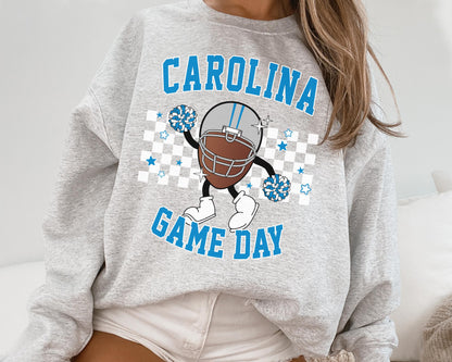 Carolina Panthers Football Game Day Crewneck Sweatshirt, Fan Gift Tee