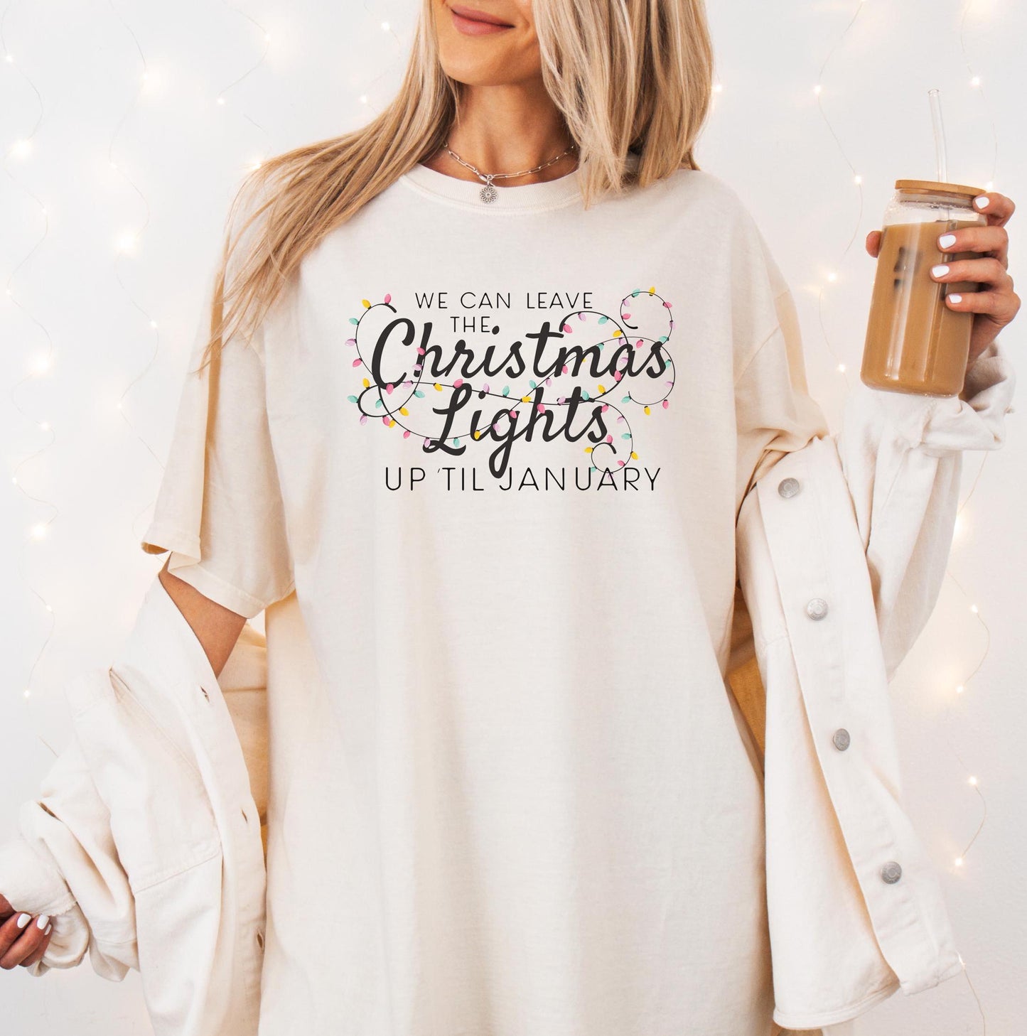 Merry Swiftmas Christmas Lights Shirt - Comfort Colors Gift