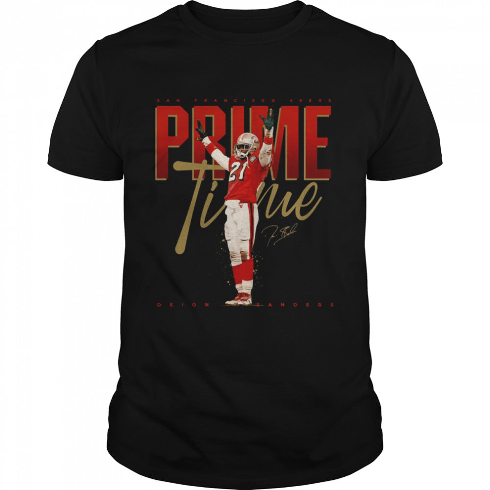 #21 Deion Sanders Primetime Football NFL Pros shirts