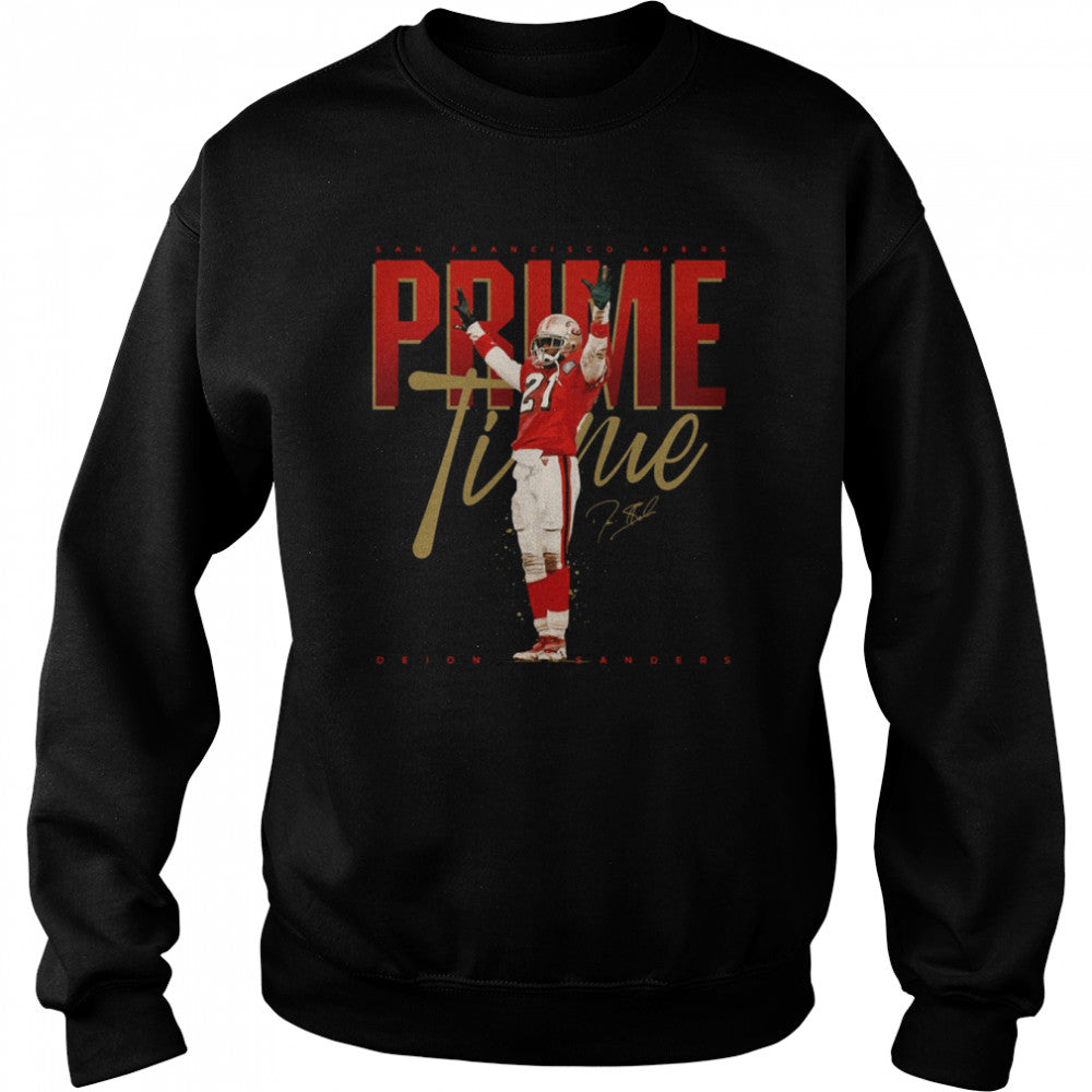 #21 Deion Sanders Primetime Football NFL Pros shirts