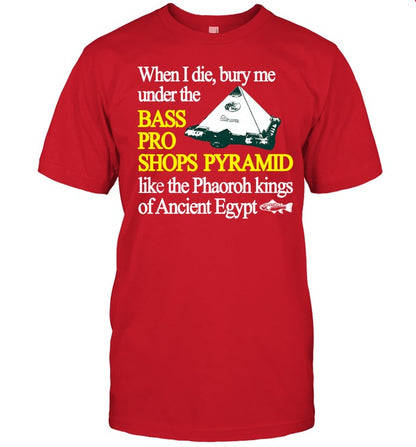 When I Die Bury Me Under The Bass Bro Shops Pyramid Like The Phaoroh Kings Of Ancient Egypt Hoodie