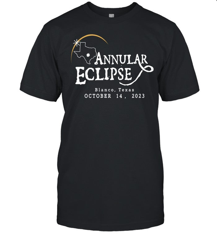 Annular Eclipse Blanco Texas October 14 2023 Hoodie