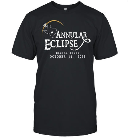 Annular Eclipse Blanco Texas October 14 2023 Hoodie