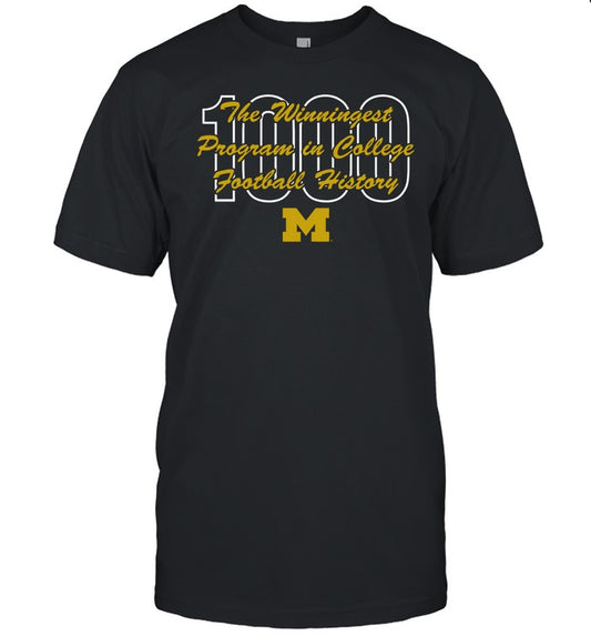 Breakingt 1,000Th Win The Winningest Program In College Football History Tee