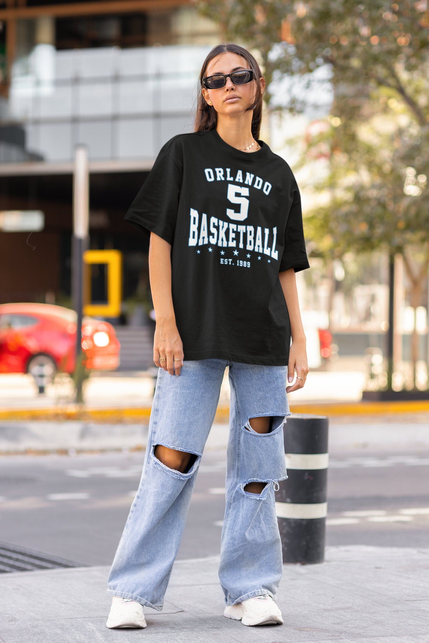 Customized Orlando Basketball Crewneck Sweatshirt, Vintage Magic Shirt