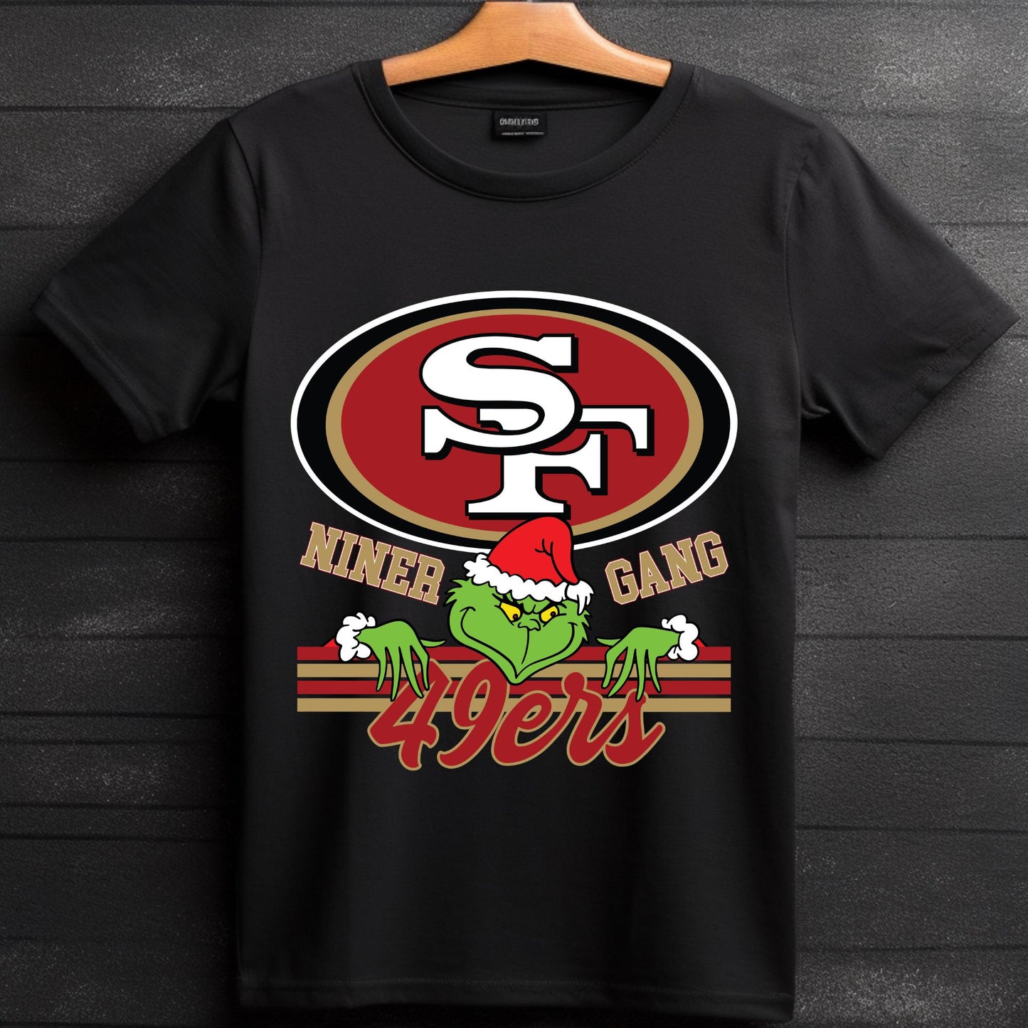 San Francisco 49Ers Christmas Grinch Sweatshirt