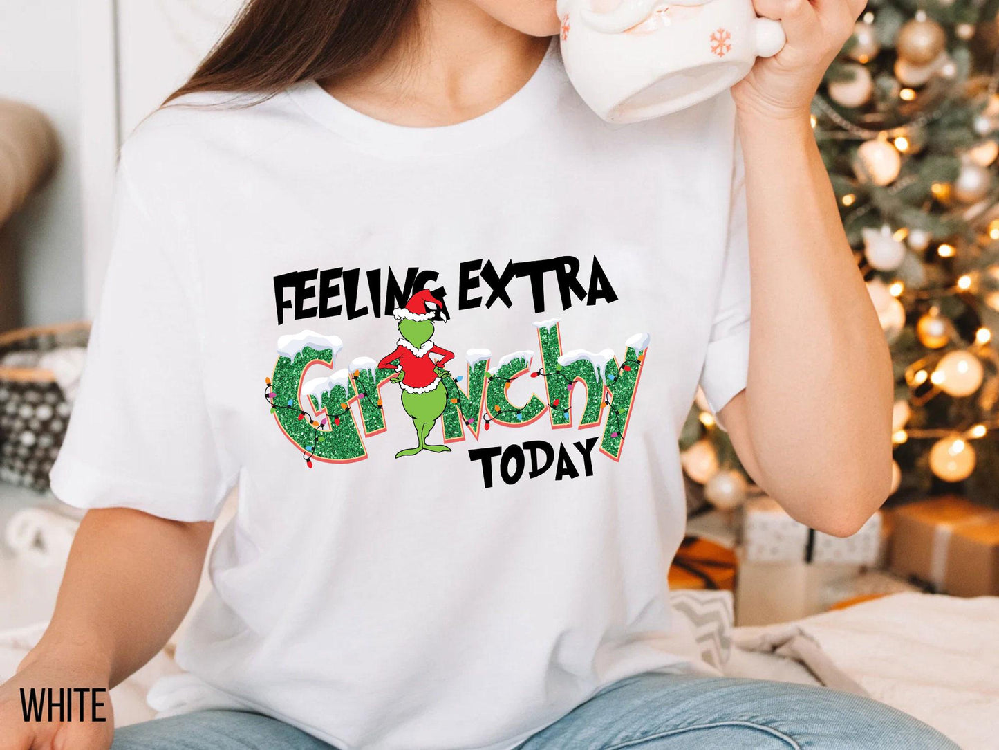 Feeling Extra Grincy Today Christmas Shirt Retro Merry