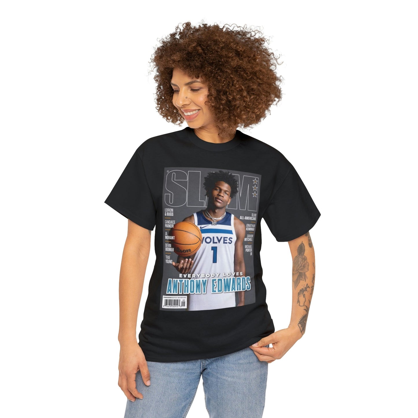 Anthony Edwards Minnesota Timberwolves NBA Slam Cover Tee