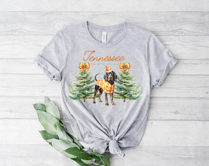 Tennessee Smokey Vols Football Christmas Tree Design