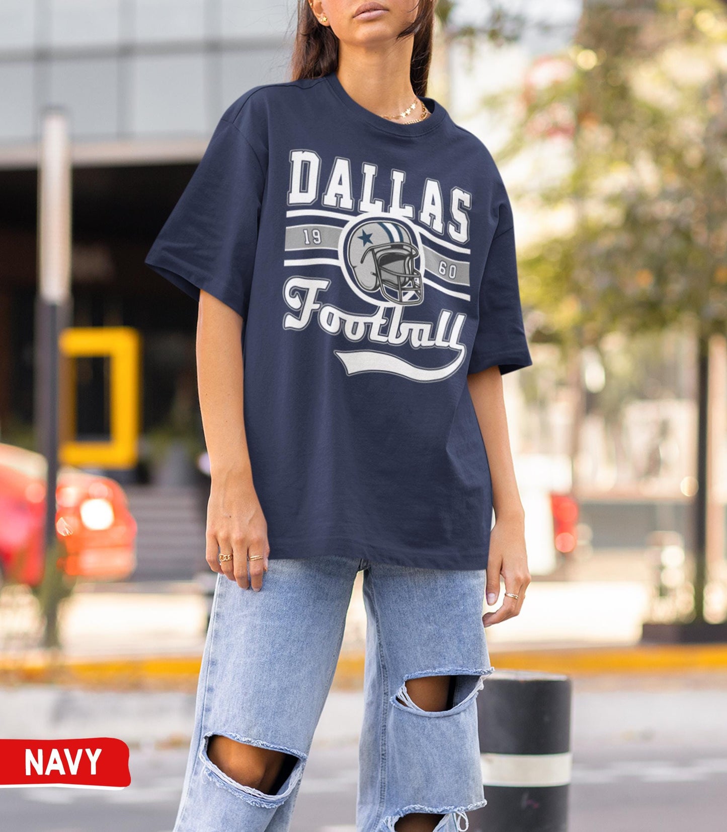 Dallas Football T-Shirt Sweatshirt - Vintage Style For Dallas Fans