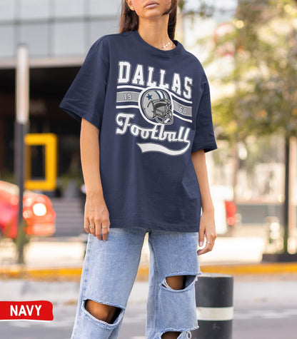 Dallas Football T-Shirt Sweatshirt - Vintage Style For Dallas Fans