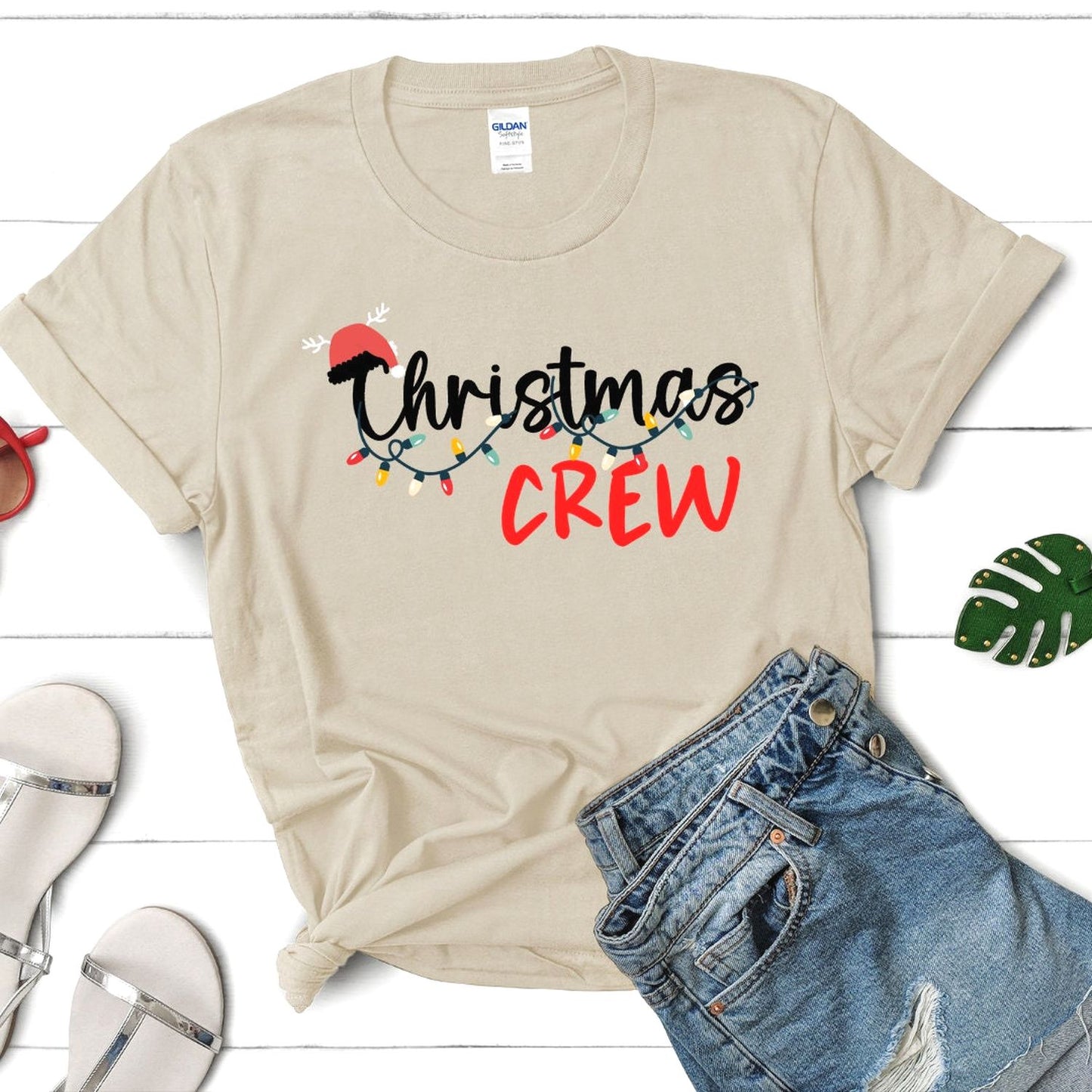 Christmas Crew Matching Family Shirts 2024 Daddy Mummy Baby