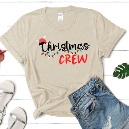 Christmas Crew Matching Family Shirts 2024 Daddy Mummy Baby