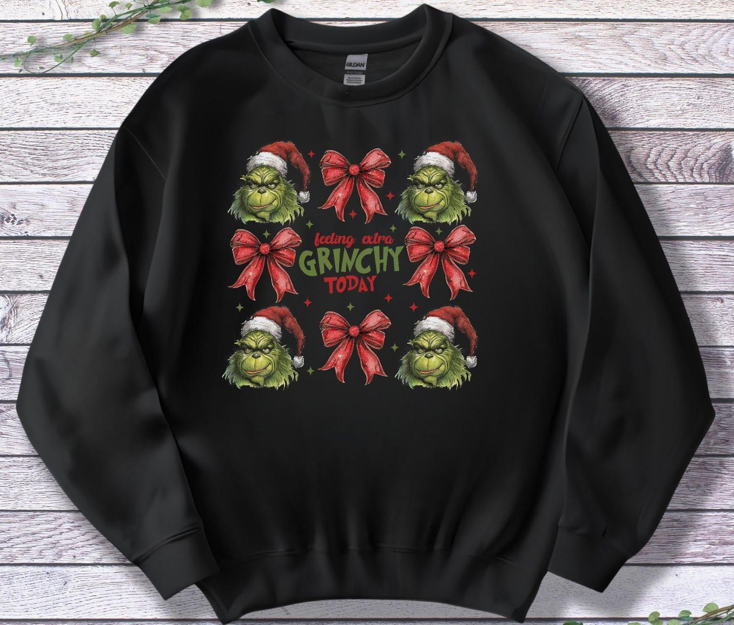 Feeling Extra Grinchy Today Funny Grinch Christmas Shirt