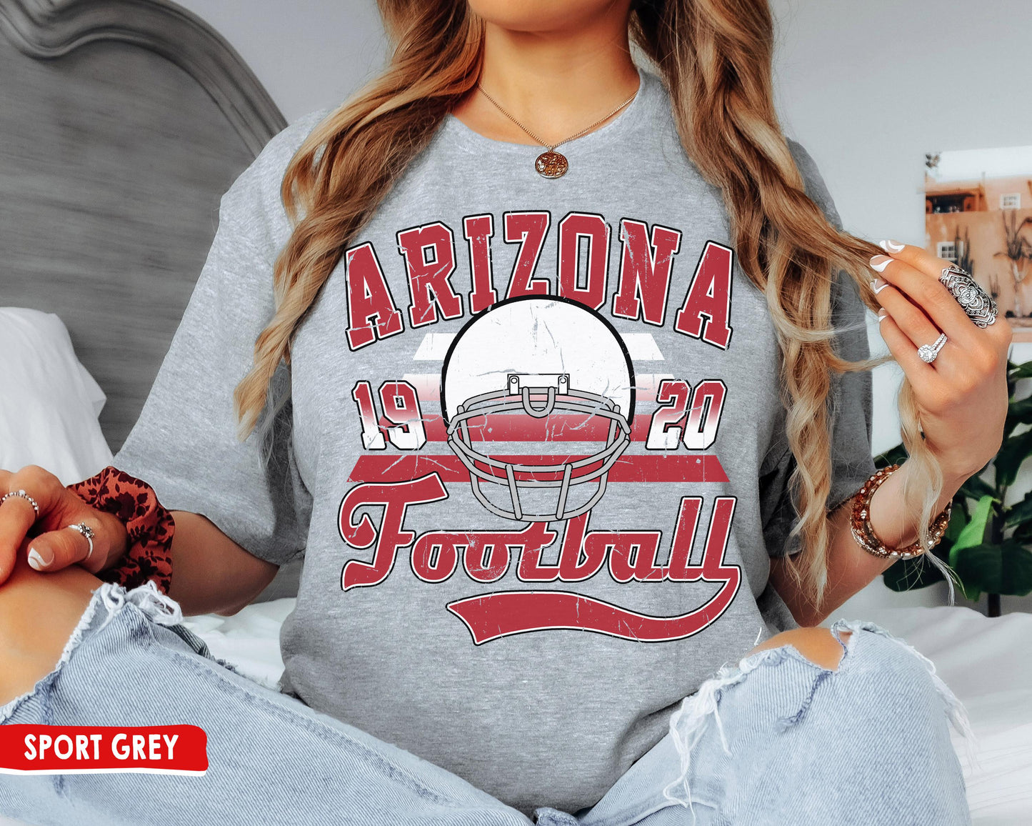 Arizona Cardinal Football Crewneck Sweatshirt T-Shirt, Vintage Gift