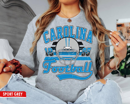 Carolina Panthers Football Crewneck Sweatshirt - Vintage T-Shirt Gift