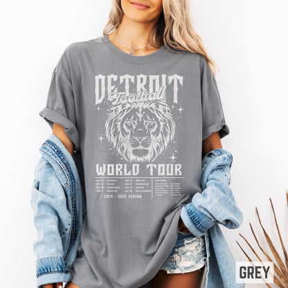 Detroit Lions World Tour Womens Tee - Perfect Fan Gift