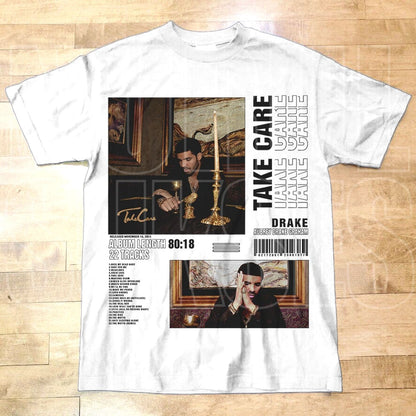 Drake - Take Care Unisex T-Shirt, Vintage Rap Hip Hop Gift