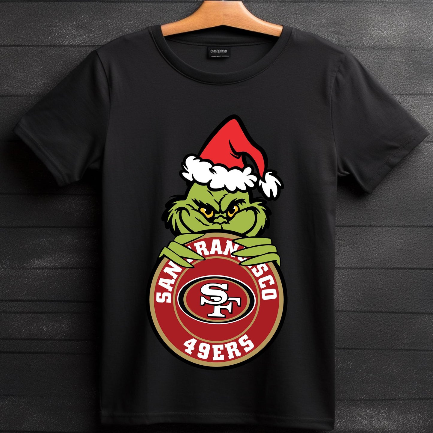 San Francisco 49Ers Grinch Christmas Shirt Football