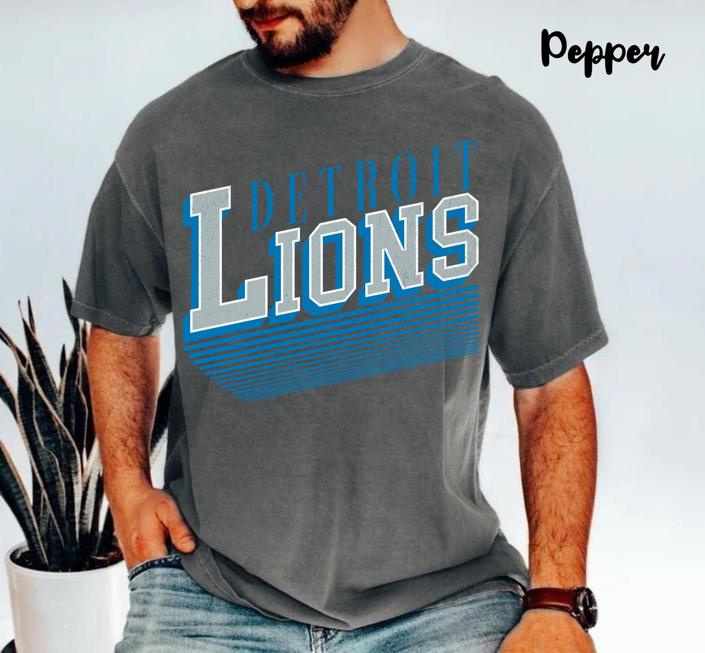 Detroit Football Vintage T-Shirt - Game Day Gear