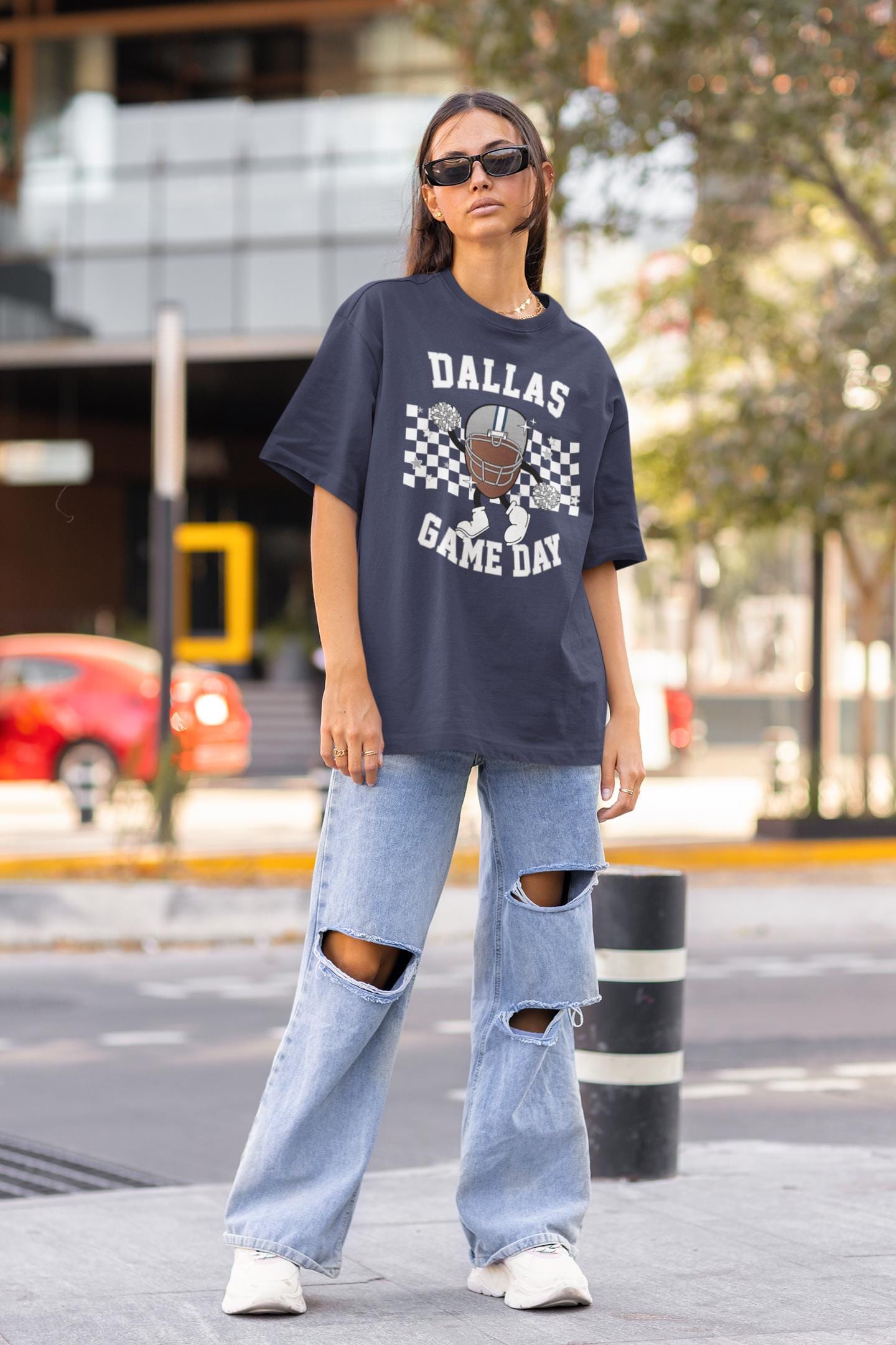 Dallas Football Game Day Crewneck Sweatshirt - Cowboy Fans Gift