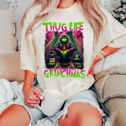 Thug Life Grinchmas Shirt - Grinch Christmas Vibes