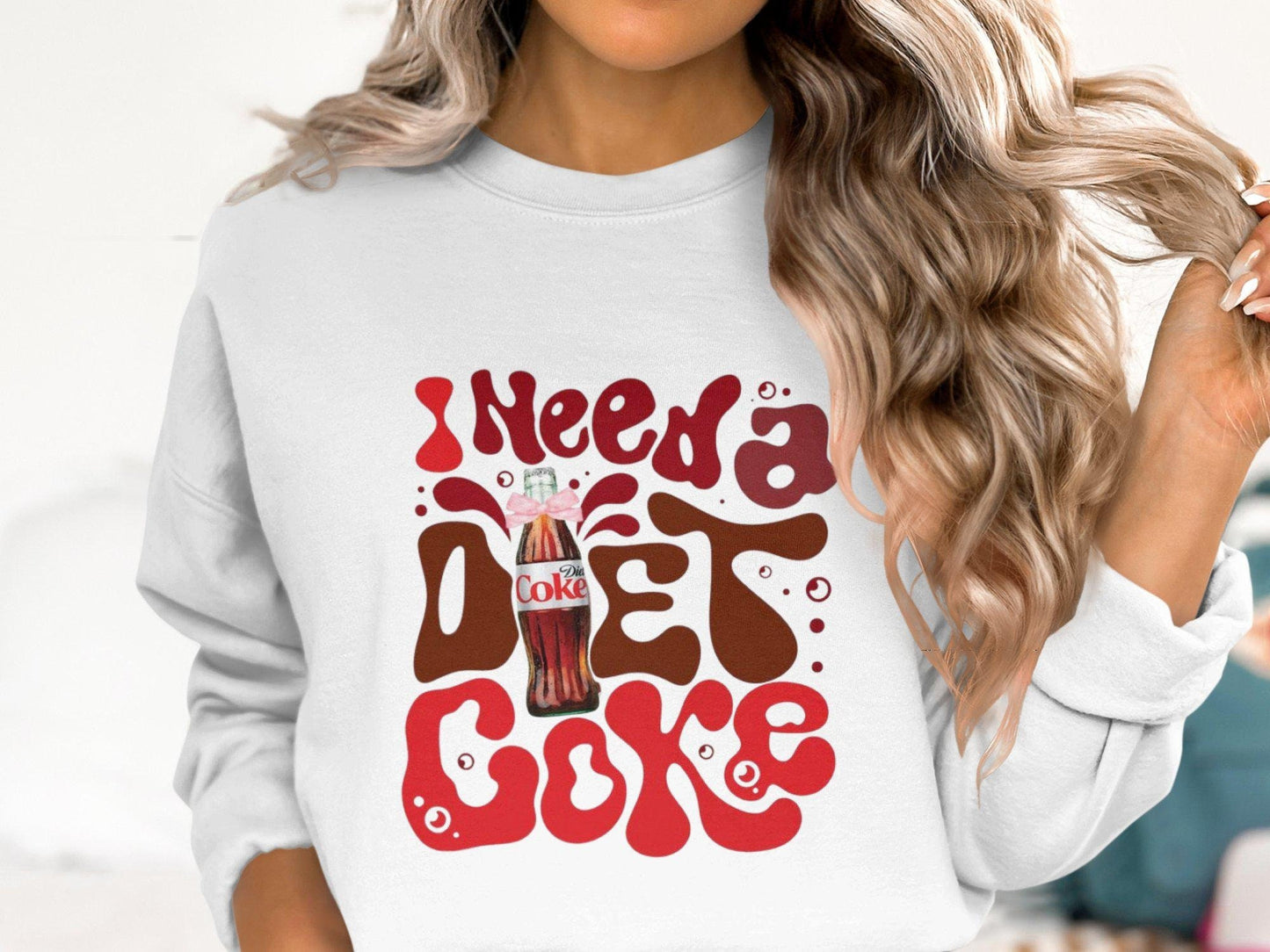 Diet Coke Crewneck Sweatshirt Funny Coke Lover Unisex Shirt