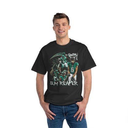 DeVonta Smith Slim Reaper Eagles T-Shirt - Retro Graphic Tee